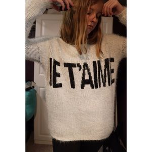 Je T’aime French Sweater